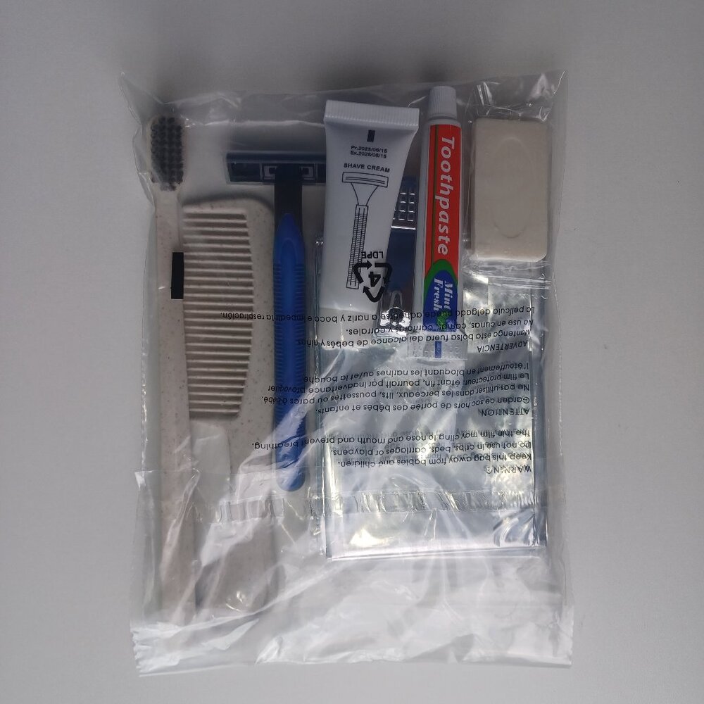 Homeless Kit Package With Toiletries Essentials Draw String Bag - Picture 10 of 12